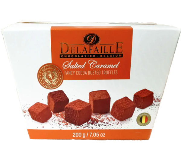 Цукерки трюфель Delafaille SeaSalt & Caramel 200 г - фото-1