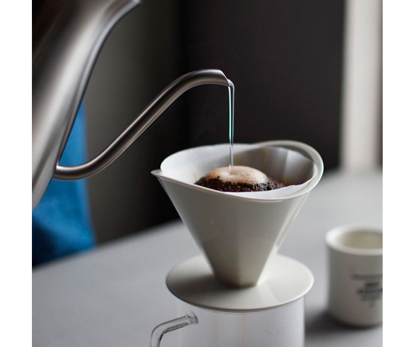 Вирва для пуровера Kinto OCT біла на 4 чашки - фото-3