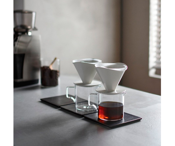 Вирва для пуровера Kinto OCT біла на 4 чашки - фото-2