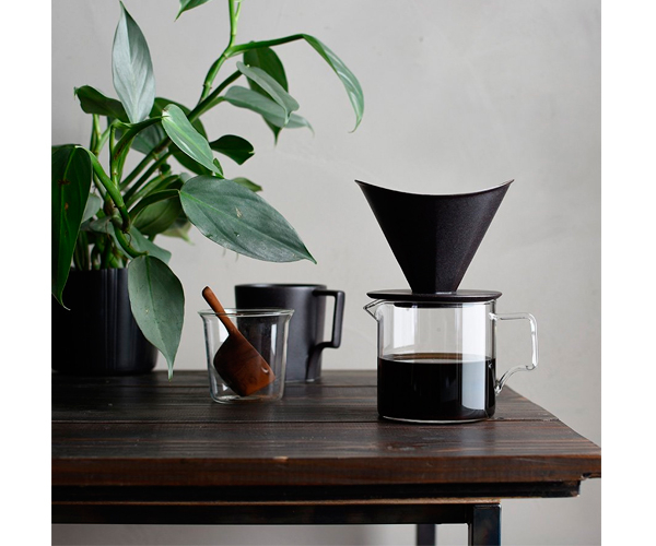 Вирва для пуровера Kinto OCT чорна на 4 чашки - фото-2