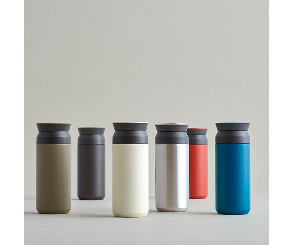 Термокружка Kinto Travel Tumbler черная 350 мл - фото-4