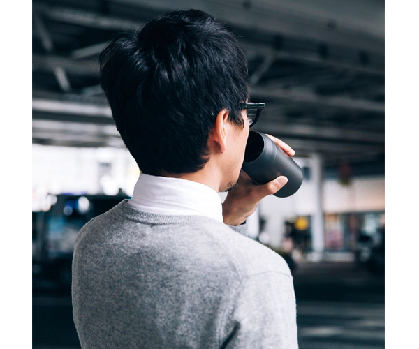 Термокружка Kinto Travel Tumbler черная 350 мл - фото-6