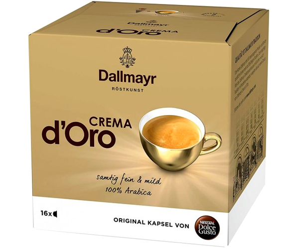 Кава в капсулах Dallmayr Crema d'Oro Dolce Gusto 16 шт - фото-1