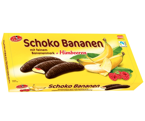 Цукерки Sir Charles Шоколадні Банани Малина 300 г - фото-1