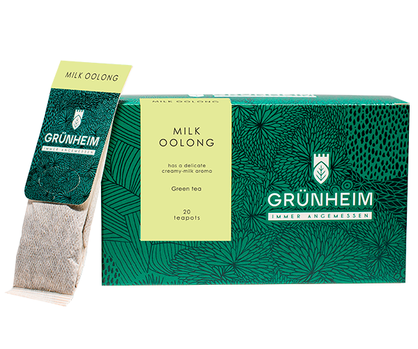 Зелений чай Grunheim Milk Oolong у пакетиках 20 шт - фото-1