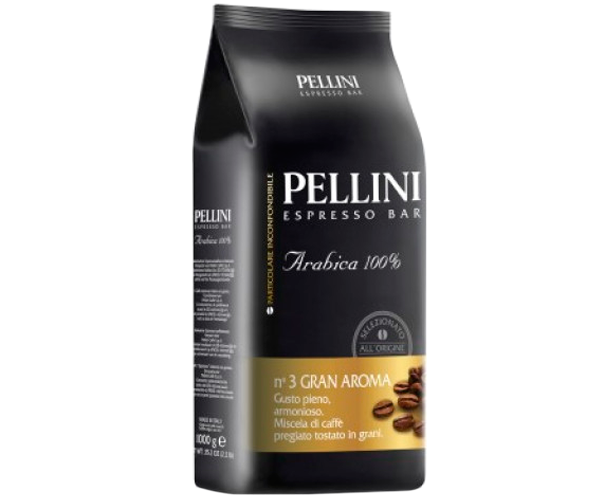 Кава Pellini Espresso Gran Aroma у зернах 1 кг - фото-1