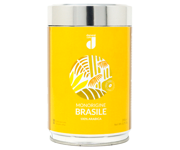 Кава Danesi Brazil Monorigine з/б мелена 250 г - фото-1