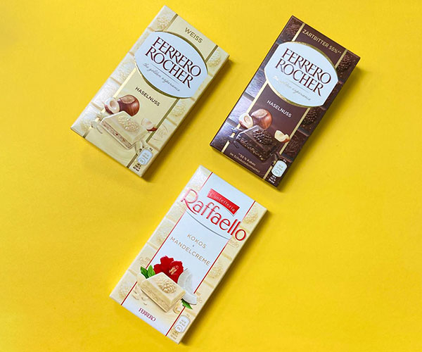 Білий шоколад Ferrero Raffaello з мигдалем та кокосовою стружкою 90 г - фото-4
