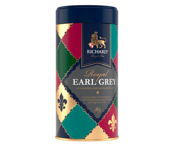 Черный чай Richard Royal Earl Grey ж/б 80 г - фото-2