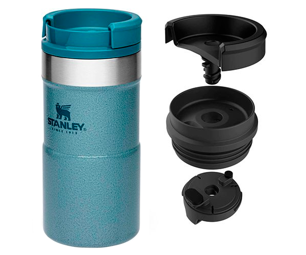 Термокружка Stanley Classic Never Leak Hammertone Ice 250 мл - фото-3