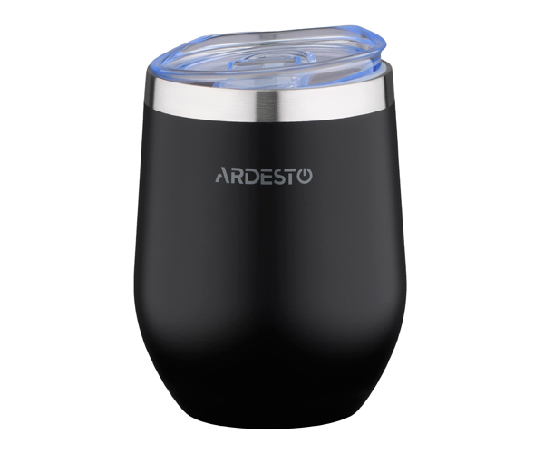 Термокухоль Ardesto Compact Mug чорний 350 мл - фото-1