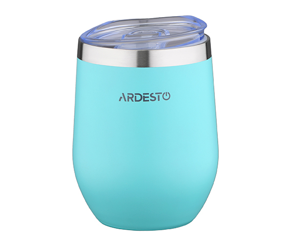 Термокружка Ardesto Compact Mug голубая 350 мл - фото-1