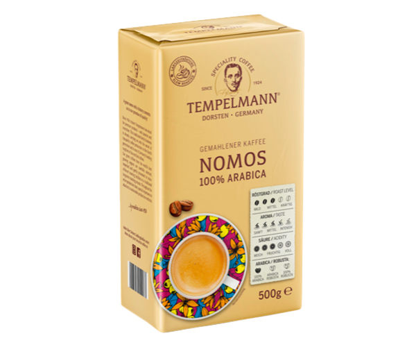 Кофе Tempelmann Nomos молотый 500 г - фото-1