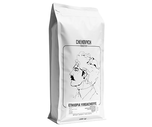 Кава Chehovych Ethiopia Gr.2 Yirgacheffe Filter у зернах 1 кг - фото-1