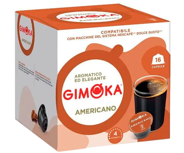 Кофе в капсулах Gimoka Dolce Gusto Americano - 16 шт