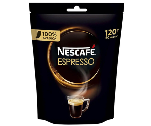 Кофе Nescafe Espresso растворимый м/у 120 г - фото-1