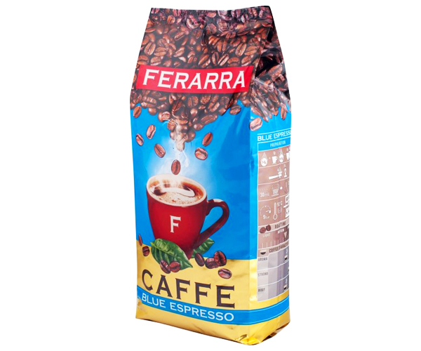 Кава Ferarra Blue Espresso з чашкою у зернах 1 кг - фото-5