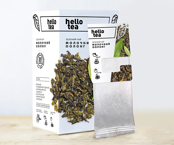 Зелений чай Hello Tea Молочний Оолонг фільтр-пак 20 шт - фото-2
