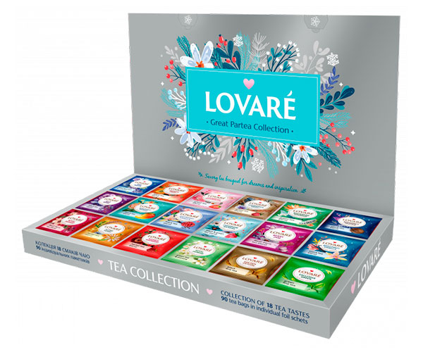 Колекція чаю Lovare Great Partea Collection у пакетиках 90 шт. - фото-2