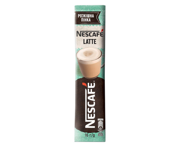 Кофе Nescafe 3 в 1 Latte растворимый в стиках 20 шт - фото-2