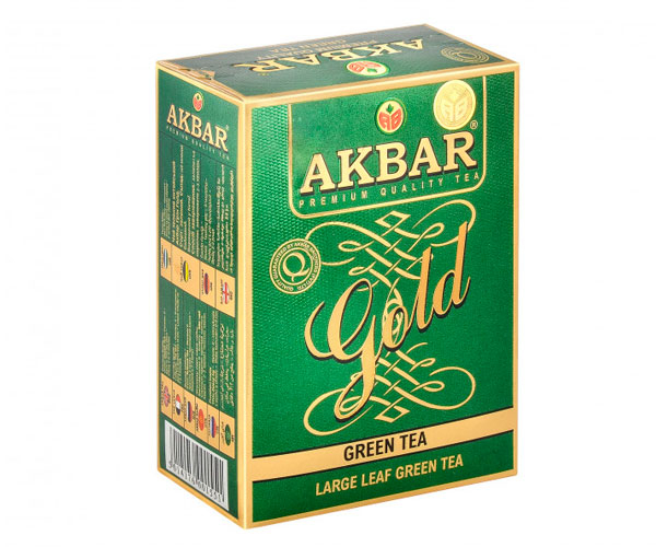 Зелений чай Akbar Green Gold 100 г - фото-1