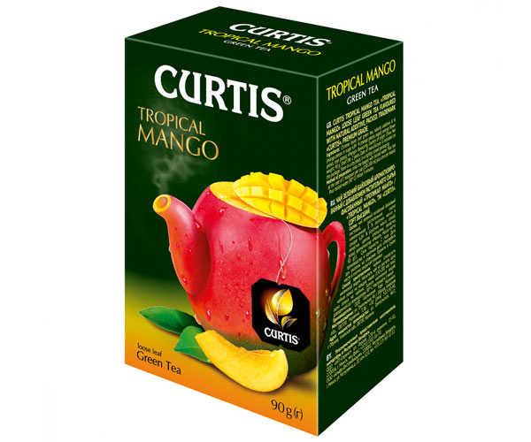 Зеленый чай Curtis Tropical Mango 90 г - фото-2