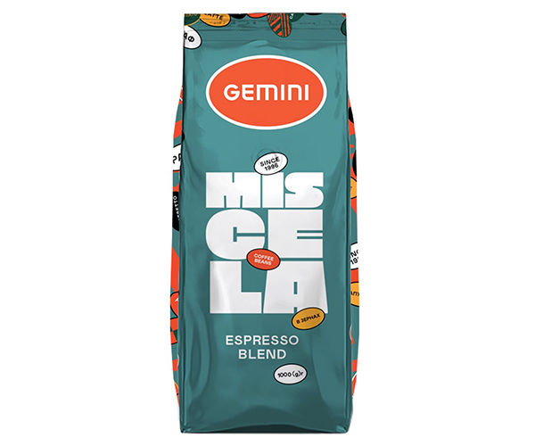Кава Gemini Miscela Espresso Blend у зернах 1 кг - фото-1