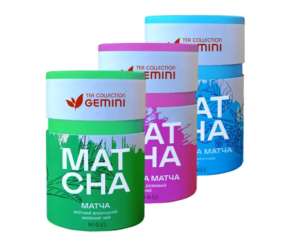 Набор чая матча Gemini 3х50 г