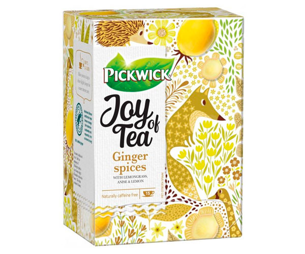 Травяной чай Pickwick Joy of tea ginger spices в пакетиках 15 шт фото