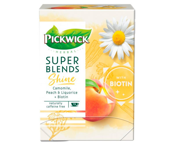 Травяной чай Pickwick Super blends shine в пакетиках 15 шт