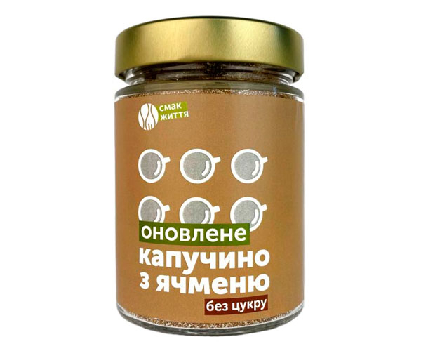 Напій Смак Життя Ячмінний капучино без цукру 140 г - фото-1
