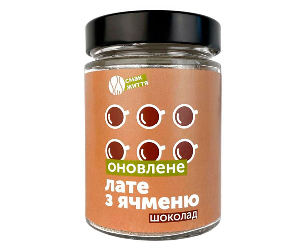 Напиток Смак Життя Ячменный латте с шоколадом 170 г