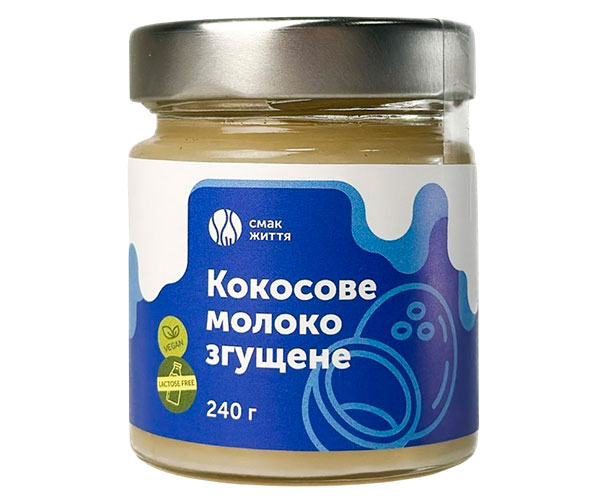 Сгущенное молоко Смак Життя Кокосовое 240 г