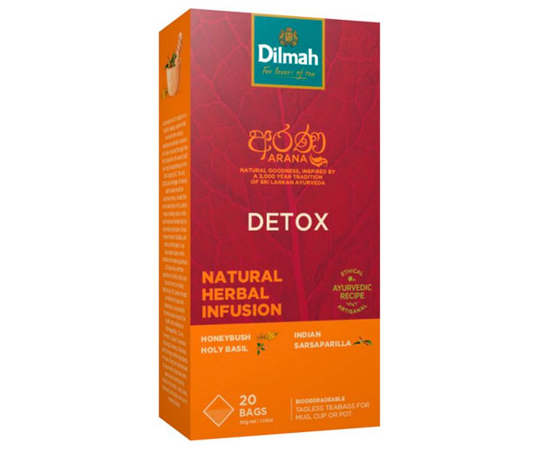Травяной чай Dilmah Detox в пакетиках 20 шт