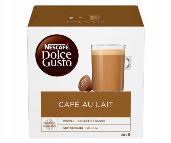 Кава в капсулах NESCAFE Dolce Gusto Cafe Au Lait - 30 шт - фото-1