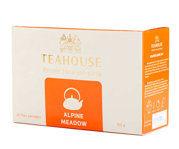 Трав'яний чай Teahouse Альпійський луг у пакетиках 20 шт - фото-1