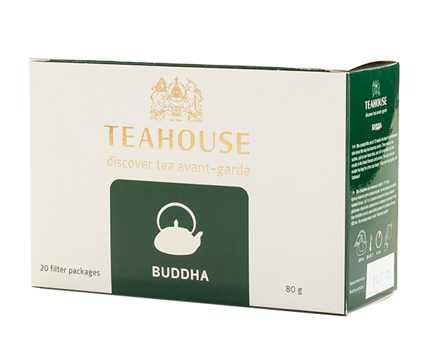 Зелений чай Teahouse Будда в пакетиках 20 шт - фото-1