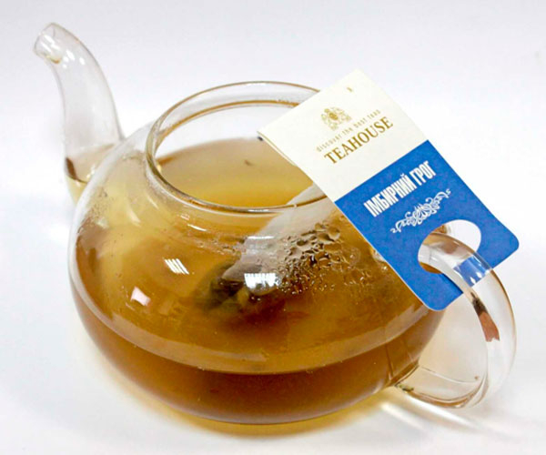 Чорний чай Teahouse Імбирний грог у пакетиках 20 шт - фото-3