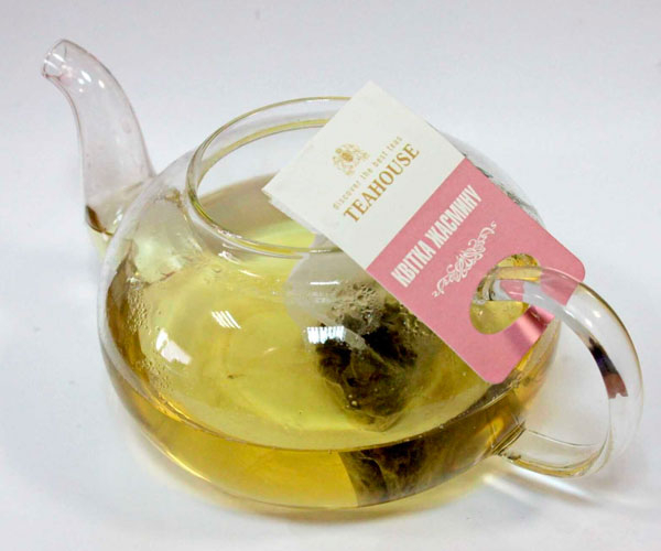 Зелений чай Teahouse Квітка жасмину в пакетиках 20 шт - фото-3