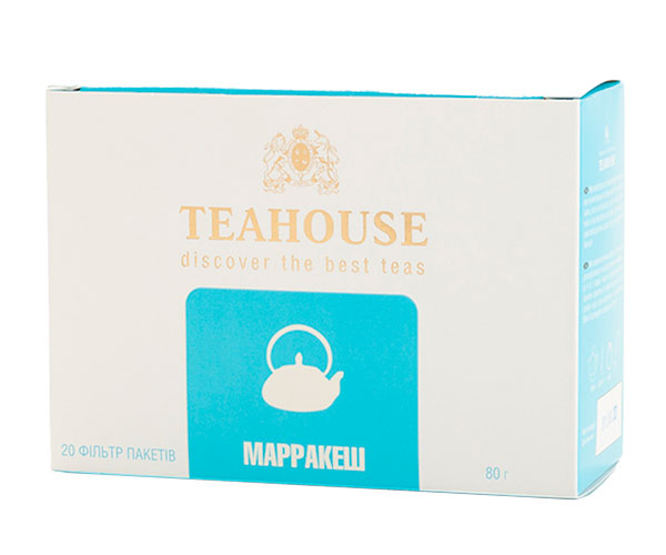 Зелений чай Teahouse Марракеш у пакетиках 20 шт - фото-1