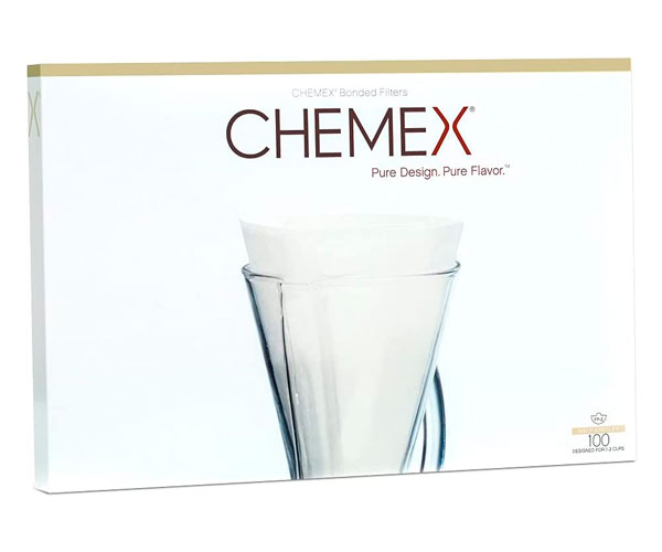 Фільтр Chemex для кемексу білий 100 штук (FP-2) - фото-1