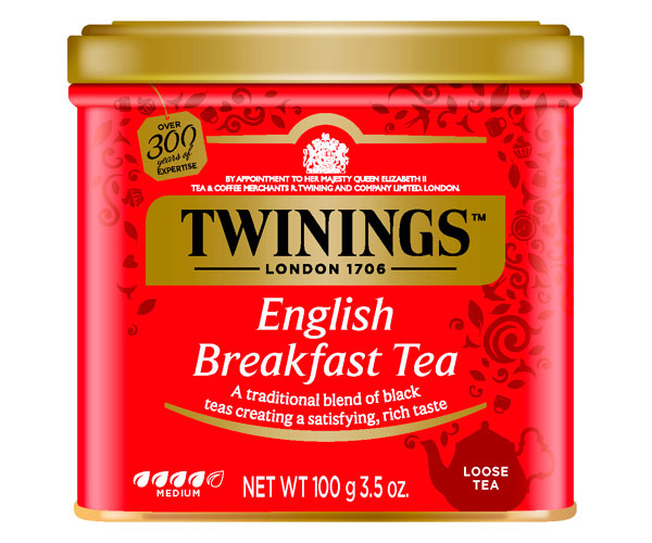 Черный чай Twinings English Breakfast ж/б 100 г