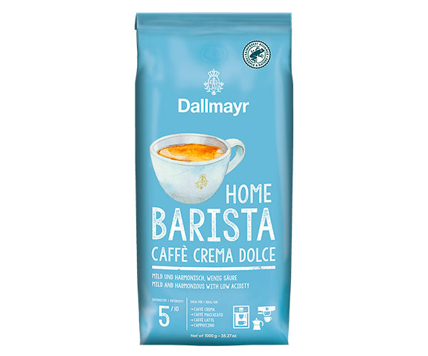 Кава Dallmayr Home Barista Caffe Crema Dolce у зернах 1 кг - фото-1