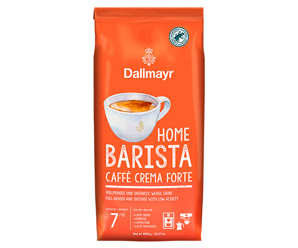 Кава Dallmayr Home Barista Caffe Crema Forte у зернах 1 кг - фото-1