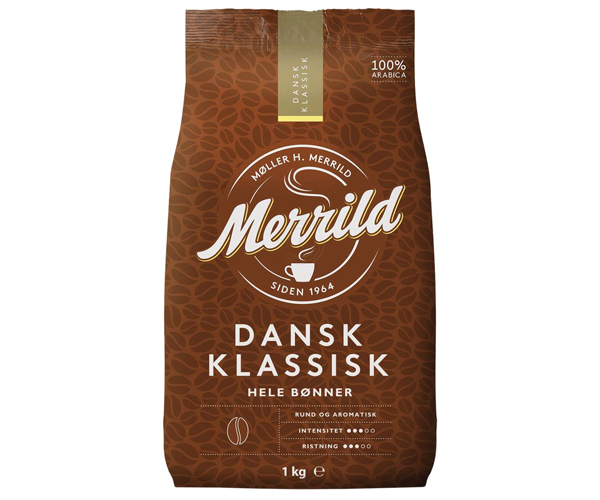 Кава Merrild Dansk Klassisk у зернах 1 кг - фото-1