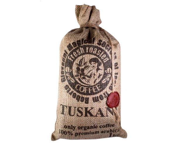 Кава TUSKANI Organic у зернах 1 кг - фото-1