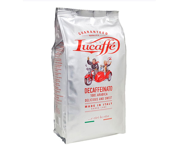 Кофе без кофеина Lucaffe в зернах 700 г фото