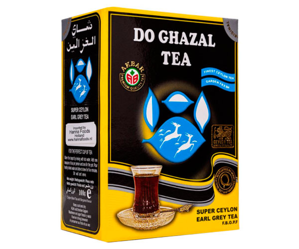 Черный чай Akbar Do Ghazal tea Earl Grey 500 г