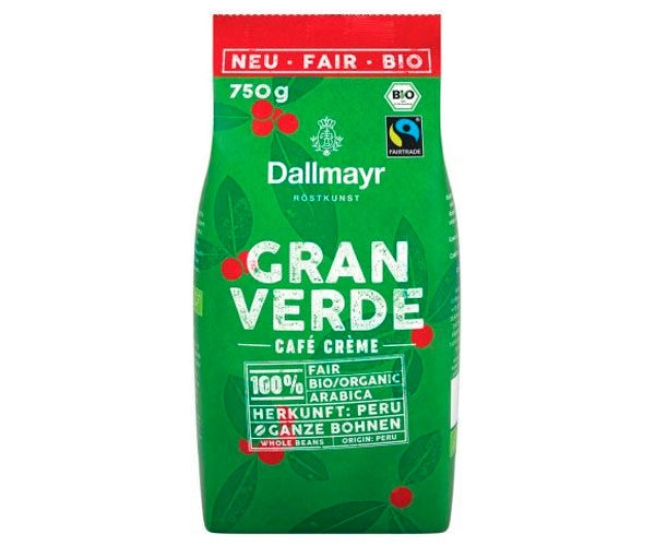 Кофе Dallmayr Gran Verde в зернах 750 г
