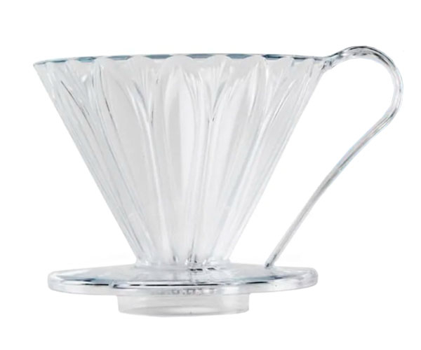 Пуровер CAFEC пластиковый Tritan Сone-Shaped Flower Dripper Cup на 1-4 чашки